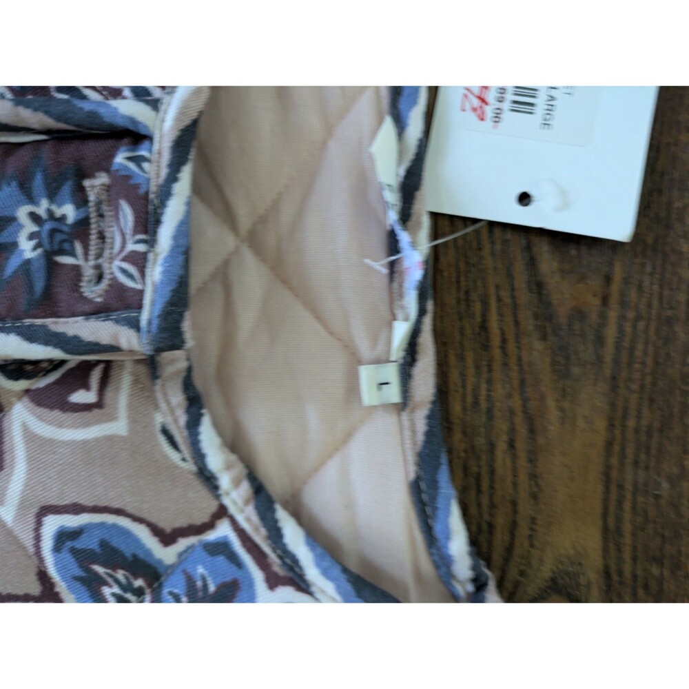 Lee & birch pink Quilted Crop Jacket Button Up Brand Florez Large - Picture 5 of 6